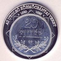 DN "A magyar nemzet pénzérméi - Az utolsó körmöcbányai veret 1920-1926." Ag (0,999) emlékérem (10,37g/35mm) T:PP