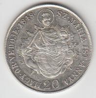 1848KB 20kr Ag "V. Ferdinánd" T:2-