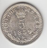 Ausztria 1859A 5Kr Ag "Ferenc József" T:2/2-
Austria 1859A 5 Kreuzer Ag "Franz Joseph...