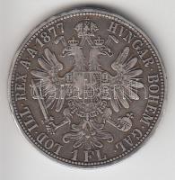 Ausztria 1877. 1Fl Ag T:2/2-
Austria 1877. 1 Florin Ag C:XF/VF