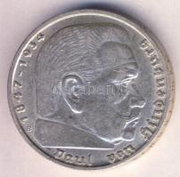 Német 3. Birodalom 1939B 5M Ag "Hindenburg" T:2 k. ph.
German Third Reich 1939B 5 Marks Ag...