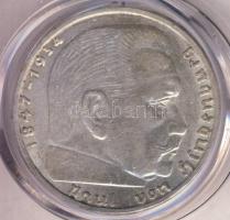 Német 3. Birodalom 1937A 2M Ag "Hindenburg" T:2
German Third Reich 1937A 2 Marks Ag "...