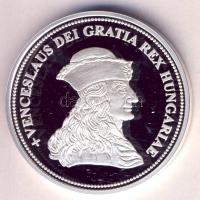 DN "Királyi koronák / 1909 5K - Vencel" Ag emlékérem (20g/0.999/38,61mm) T:PP Csak 2000db,...