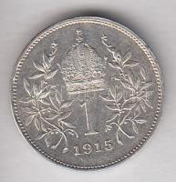 Ausztria 1915. 1K Ag T:2
Austria 1915. 1 Corona Ag C:XF