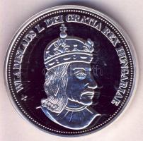 DN "Királyi koronák / 1909 5K - I. Ulászló" Ag emlékérem (20g/0.999/38,61mm) T:PP Csak 200...