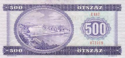 1990. 500Ft festékcsíkkal! T:I- Csak egyszer hajtva, nem törve!