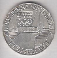 Ausztria 1976. 100Sch Ag "Innsbruck - XII. téli olimpia" T:2 Austria 1976. 100 Schilling Ag "Winter Olympics Innsbruck" C:XF