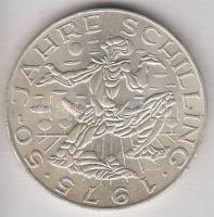 Ausztria 1975. 100Sch Ag "50 éves a Schilling" T:2 Austria 1975. 100 Schilling Ag "50th Anniversary - Schilling" C:XF