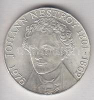 Ausztria 1976. 100Sch Ag "Johann Nestroy" T:2 Austria 1976. 100 Schilling Ag "Johann Nestroy" C:XF