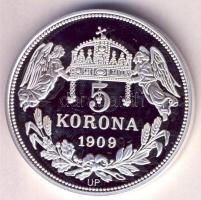 DN "Királyi koronák / 1909 5K - Zsigmond" Ag emlékérem (20g/0.999/38,61mm) T:PP Csak 2000db