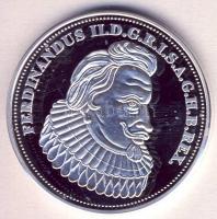 DN "Királyi koronák / 1909 5K - II. Ferdinánd" Ag emlékérem (20g/0.999/38,61mm) T:PP Csak ...