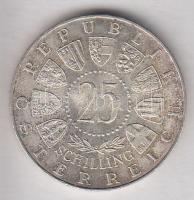 Ausztria 1963. 25Sch Ag "Szavolyai Jenő herceg" T:2 
Austria 1963. 25 Schilling Ag "3...