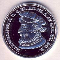 DN "Királyi koronák / 1909 5K - II. Miksa" Ag emlékérem (20g/0.999/38,61mm) T:PP Csak 2000...