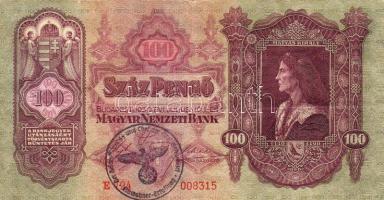 1930. 100P SS-bélyegzővel T:II