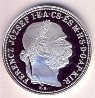DN "Királyi koronák / 1909 5K - Ferenc József" Ag emlékérem (20g/0.999/38,61mm) T:PP Csak ...