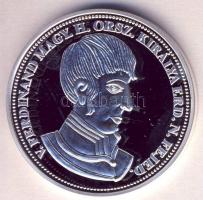 DN "Királyi koronák / 1909 5K - V. Ferdinánd" Ag emlékérem (20g/0.999/38,61mm) T:PP Csak 2...