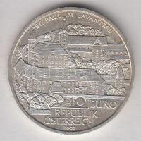 Ausztria 2007. 10€ Ag "Szent Pál Apátság" T:BU 
Austria 2007. 10 Euro Ag "S...