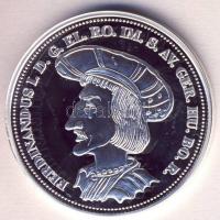 DN "Királyi koronák / 1909 5K - I. Ferdinánd" Ag emlékérem (20g/0.999/38,61mm) T:PP Csak 2...