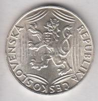 Csehszlovákia 1948. 100K Ag "Függetlenség" T:1-
Czechoslovakia 1948. 100 Korun Ag "In...