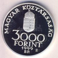 1999. 3000Ft Ag "Integráció az EU-ba - EURO III" T:PP