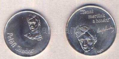 1973. 50Ft Ag + 100Ft Ag "Petőfi" pár T:BU
