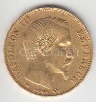 Franciaország/Második Császárság 1856A 20Fr Au "III. Napóleon" Párizs (6.4g/0.900) T:2- France/Second Empire 1856A 20 Francs Au "Napoleon III" Paris (6.40g/0.900) C:VF
