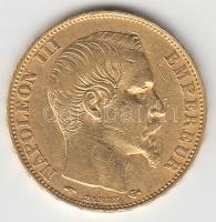 Franciaország/Második Császárság 1859A 20Fr Au "III. Napóleon" Párizs (6.44g/0.900) T:2- France/Second Empire 1859A 20 Francs Au "Napoleon III" Paris (6.44g/0.900) C:VF