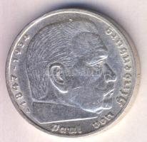 Német 3. Birodalom 1936A 5M Ag "Hindenburg" T:2/2-
German Third Reich 1936A 5 Marks Ag &qu...