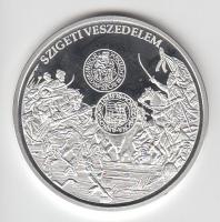 DN "A magyar pénz krónikája - Szigeti veszedelem" Ag(999) emlékérem, (20g/38,61mm) T:PP Tanúsítvánnyal. Csak 2004db!