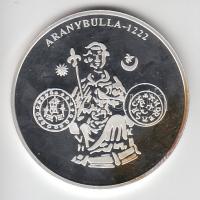 DN "A magyar pénz krónikája - Aranybulla" Ag(999) emlékérem, (20g/38,61mm) T:PP Tanúsítvánnyal. Csak 2004db!