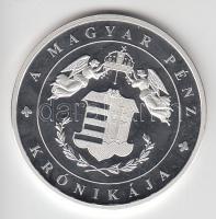 DN "A magyar pénz krónikája - Trianon" Ag(999) emlékérem, (20g/38,61mm) T:PP Tanúsítvánnya...