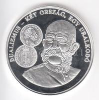 DN "A magyar pénz krónikája - Dualizmus" Ag(999) emlékérem, (20g/38,61mm) T:PP Tanúsítvánnyal. Csak 2004db!