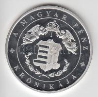 DN "A magyar pénz krónikája - Kiegyezés" Ag(999) emlékérem, (20g/38,61mm) T:PP Tanúsítvánn...