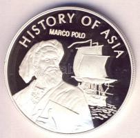 Mongólia 2003. 1000T Ag(0.999) "Ázsia történelme-Marco Polo" T:PP Tanúsítvánnyal!
Mongolia...