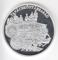 DN "A magyar pénz krónikája - Tanácsköztársaság" Ag(999) emlékérem, (20g/38,61mm) T:PP Csak 2004db!