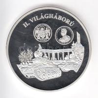 DN "A magyar pénz krónikája - II. Világháború" Ag(999) emlékérem, (20g/38,61mm) T:PP Csak 2004db!