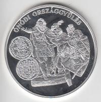 DN "A magyar pénz krónikája - Ónodi országgyűlés" Ag(999) emlékérem, (20g/38,61mm) T:PP Tanúsítvánnyal. Csak 2004db!