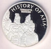 Niue 2003. 5$ Ag "Ázsia történelme - Terrakotta harcosok" T:PP Tanúsítvánnyal Niue 2003. 5$ Ag "History of Asia - Terracotta Warriors" C:PP with certificate