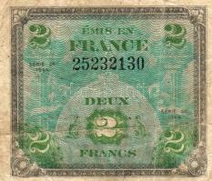 Franciaország 1945. USA megszállás 2Fr T:III