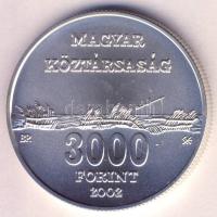 2002. 3000Ft Ag "Hortobágyi Nemzeti Park" T:BU Csak 5000db! Tanúsítvánnyal