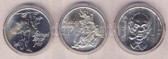 1976. 200Ft Ag 3klf db "Festők I. - Munkácsy, Szinyei, Derkovits" T:BU