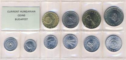 1989. 2f-20Ft 10db klf érmés forgalmi sor fóliatokban T:1