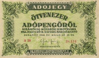 15db különféle pengő, milpengő, bankjegy + 4db klf adópengő T:II,II-