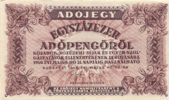 15db különféle pengő, milpengő, bankjegy + 4db klf adópengő T:II,II-