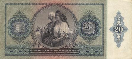 15db különféle pengő, milpengő, bankjegy + 4db klf adópengő T:II,II-