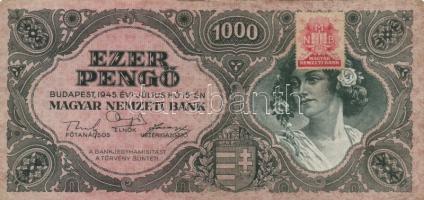 15db különféle pengő, milpengő, bankjegy + 4db klf adópengő T:II,II-