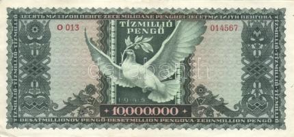 15db különféle pengő, milpengő, bankjegy + 4db klf adópengő T:II,II-