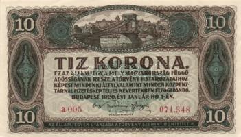 1916-1923. 1K (2x) klf + 2K (2x) klf + 10K + 20K + 500K T:II,III