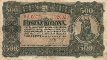 1916-1923. 1K (2x) klf + 2K (2x) klf + 10K + 20K + 500K T:II,III