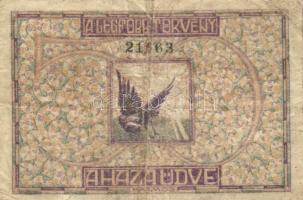 Sopron 1918. május 1. 10f utalvány + 1919.01.01. Városi utalvány 50f T:III